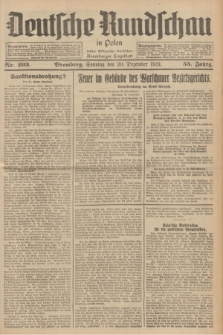 Deutsche Rundschau in Polen : früher Ostdeutsche Rundschau, Bromberger Tageblatt. Jg.55, Nr. 293 (20 Dezember 1931) + dod.