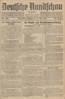 Deutsche Rundschau in Polen : früher Ostdeutsche Rundschau, Bromberger Tageblatt. Jg.56, Nr. 120 (29 Mai 1932) + dod.