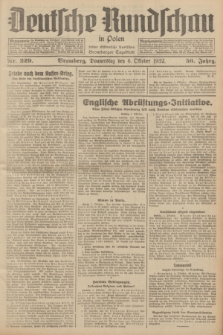 Deutsche Rundschau in Polen : früher Ostdeutsche Rundschau, Bromberger Tageblatt. Jg.56, Nr. 229 (6 Oktober 1932) + dod.