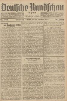 Deutsche Rundschau in Polen : früher Ostdeutsche Rundschau, Bromberger Tageblatt. Jg.56, Nr. 262 (15 November 1932) + dod.
