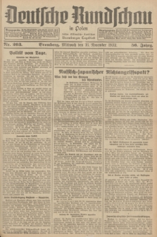 Deutsche Rundschau in Polen : früher Ostdeutsche Rundschau, Bromberger Tageblatt. Jg.56, Nr. 263 (16 November 1932) + dod.