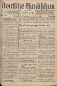 Deutsche Rundschau in Polen : früher Ostdeutsche Rundschau, Bromberger Tageblatt. Jg.58, Nr. 282 (11 Dezember 1934) + dod.
