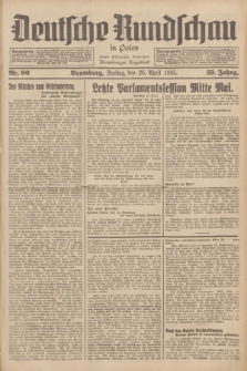 Deutsche Rundschau in Polen : früher Ostdeutsche Rundschau, Bromberger Tageblatt. Jg.59, Nr. 96 (26 April 1935) + dod.