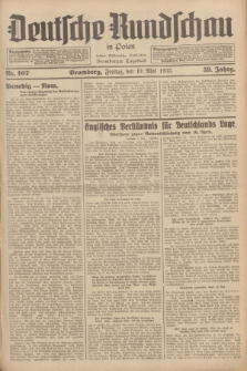 Deutsche Rundschau in Polen : früher Ostdeutsche Rundschau, Bromberger Tageblatt. Jg.59, Nr. 107 (10 Mai 1935) + dod.