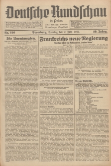 Deutsche Rundschau in Polen : früher Ostdeutsche Rundschau, Bromberger Tageblatt. Jg.59, Nr. 126 (2 Juni 1935) + dod.