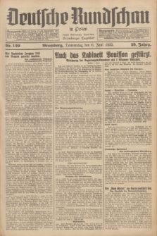 Deutsche Rundschau in Polen : früher Ostdeutsche Rundschau, Bromberger Tageblatt. Jg.59, Nr. 129 (6 Juni 1935) + dod.