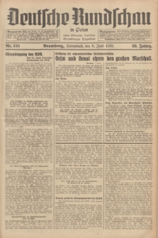 Deutsche Rundschau in Polen : früher Ostdeutsche Rundschau, Bromberger Tageblatt. Jg.59, Nr. 131 (8 Juni 1935) + dod.