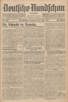 Deutsche Rundschau in Polen : früher Ostdeutsche Rundschau, Bromberger Tageblatt. Jg.59, Nr. 137 (16 Juni 1935) + dod.