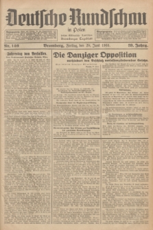 Deutsche Rundschau in Polen : früher Ostdeutsche Rundschau, Bromberger Tageblatt. Jg.59, Nr. 146 (28 Juni 1935) + dod.