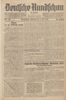 Deutsche Rundschau in Polen : früher Ostdeutsche Rundschau, Bromberger Tageblatt. Jg.59, Nr. 149 (3 Juli 1935) + dod.