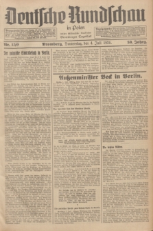 Deutsche Rundschau in Polen : früher Ostdeutsche Rundschau, Bromberger Tageblatt. Jg.59, Nr. 150 (4 Juli 1935) + dod.