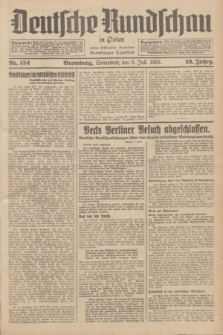 Deutsche Rundschau in Polen : früher Ostdeutsche Rundschau, Bromberger Tageblatt. Jg.59, Nr. 152 (6 Juli 1935) + dod.