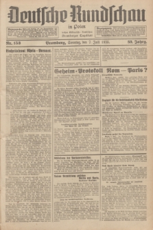 Deutsche Rundschau in Polen : früher Ostdeutsche Rundschau, Bromberger Tageblatt. Jg.59, Nr. 153 (7 Juli 1935) + dod.