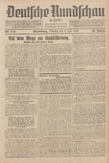 Deutsche Rundschau in Polen : früher Ostdeutsche Rundschau, Bromberger Tageblatt. Jg.59, Nr. 154 (9 Juli 1935) + dod.