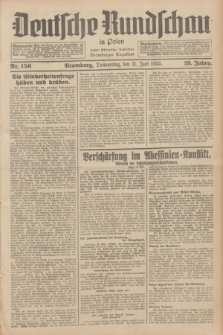 Deutsche Rundschau in Polen : früher Ostdeutsche Rundschau, Bromberger Tageblatt. Jg.59, Nr. 156 (11 Juli 1935) + dod.