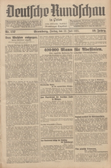 Deutsche Rundschau in Polen : früher Ostdeutsche Rundschau, Bromberger Tageblatt. Jg.59, Nr. 157 (12 Juli 1935) + dod.