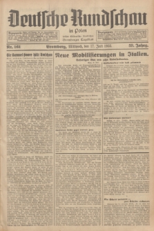 Deutsche Rundschau in Polen : früher Ostdeutsche Rundschau, Bromberger Tageblatt. Jg.59, Nr. 161 (17 Juli 1935) + dod.