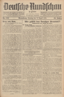 Deutsche Rundschau in Polen : früher Ostdeutsche Rundschau, Bromberger Tageblatt. Jg.59, Nr. 183 (11 August 1935) + dod.