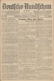 Deutsche Rundschau in Polen : früher Ostdeutsche Rundschau, Bromberger Tageblatt. Jg.59, Nr. 196 (28 August 1935) + dod.