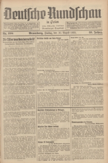 Deutsche Rundschau in Polen : früher Ostdeutsche Rundschau, Bromberger Tageblatt. Jg.59, Nr. 198 (30 August 1935) + dod.