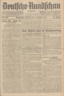 Deutsche Rundschau in Polen : früher Ostdeutsche Rundschau, Bromberger Tageblatt. Jg.59, Nr. 202 (4 September 1935) + dod.