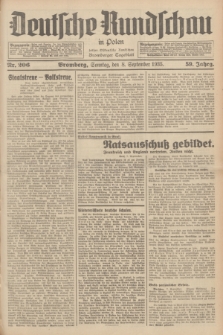 Deutsche Rundschau in Polen : früher Ostdeutsche Rundschau, Bromberger Tageblatt. Jg.59, Nr. 206 (8 September 1935) + dod.