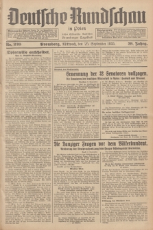 Deutsche Rundschau in Polen : früher Ostdeutsche Rundschau, Bromberger Tageblatt. Jg.59, Nr. 220 (25 September 1935) + dod.