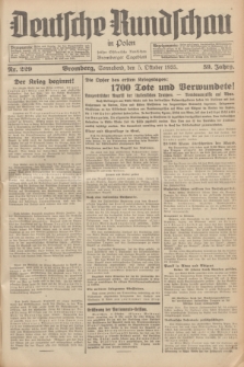Deutsche Rundschau in Polen : früher Ostdeutsche Rundschau, Bromberger Tageblatt. Jg.59, Nr. 229 (5 Oktober 1935) + dod.