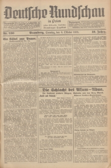 Deutsche Rundschau in Polen : früher Ostdeutsche Rundschau, Bromberger Tageblatt. Jg.59, Nr. 230 (6 Oktober 1935) + dod.