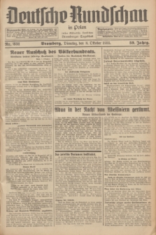 Deutsche Rundschau in Polen : früher Ostdeutsche Rundschau, Bromberger Tageblatt. Jg.59, Nr. 231 (8 Oktober 1935) + dod.