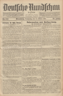 Deutsche Rundschau in Polen : früher Ostdeutsche Rundschau, Bromberger Tageblatt. Jg.59, Nr. 251 (31 Oktober 1935) + dod.