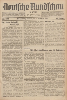Deutsche Rundschau in Polen : früher Ostdeutsche Rundschau, Bromberger Tageblatt. Jg.59, Nr. 254 (5 November 1935) + dod.