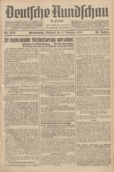 Deutsche Rundschau in Polen : früher Ostdeutsche Rundschau, Bromberger Tageblatt. Jg.59, Nr. 255 (6 November 1935) + dod.