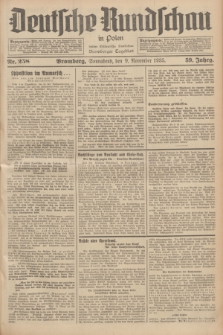 Deutsche Rundschau in Polen : früher Ostdeutsche Rundschau, Bromberger Tageblatt. Jg.59, Nr. 258 (9 November 1935) + dod.
