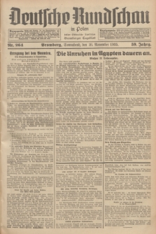 Deutsche Rundschau in Polen : früher Ostdeutsche Rundschau, Bromberger Tageblatt. Jg.59, Nr. 264 (16 November 1935) + dod.