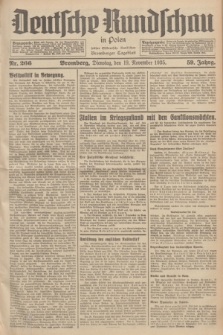Deutsche Rundschau in Polen : früher Ostdeutsche Rundschau, Bromberger Tageblatt. Jg.59, Nr. 266 (19 November 1935) + dod.