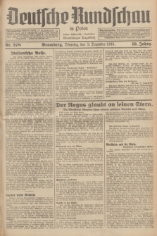 Deutsche Rundschau in Polen : früher Ostdeutsche Rundschau, Bromberger Tageblatt. Jg.59, Nr. 278 (3 Dezember 1935) + dod.