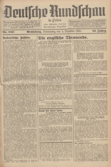 Deutsche Rundschau in Polen : früher Ostdeutsche Rundschau, Bromberger Tageblatt. Jg.59, Nr. 280 (5 Dezember 1935) + dod.