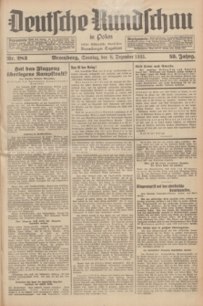 Deutsche Rundschau in Polen : früher Ostdeutsche Rundschau, Bromberger Tageblatt. Jg.59, Nr. 283 (8 Dezember 1935) + dod.