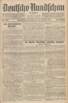 Deutsche Rundschau in Polen : früher Ostdeutsche Rundschau, Bromberger Tageblatt. Jg.59, Nr. 294 (21 Dezember 1935) + dod.