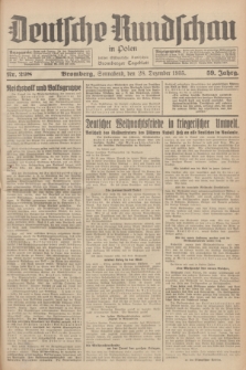 Deutsche Rundschau in Polen : früher Ostdeutsche Rundschau, Bromberger Tageblatt. Jg.59, Nr. 298 (28 Dezember 1935) + dod.