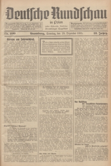 Deutsche Rundschau in Polen : früher Ostdeutsche Rundschau, Bromberger Tageblatt. Jg.59, Nr. 299 (29 Dezember 1935) + dod.