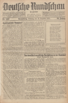 Deutsche Rundschau in Polen : früher Ostdeutsche Rundschau, Bromberger Tageblatt. Jg.59, Nr. 300 (31 Dezember 1935) + dod.