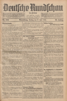 Deutsche Rundschau in Polen : früher Ostdeutsche Rundschau, Bromberger Tageblatt. Jg.60, Nr. 163 (17 Juli 1936) + dod.