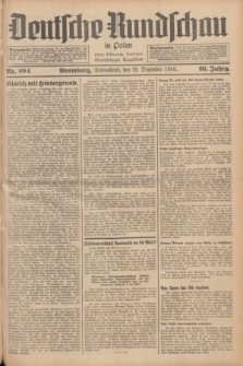 Deutsche Rundschau in Polen : früher Ostdeutsche Rundschau, Bromberger Tageblatt. Jg.60, Nr. 294 (19 Dezember 1936) + dod.