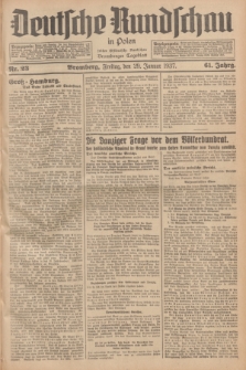 Deutsche Rundschau in Polen : früher Ostdeutsche Rundschau, Bromberger Tageblatt. Jg.61, Nr. 23 (29 Januar 1937) + dod.