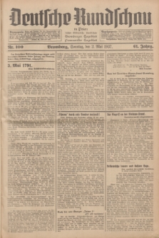 Deutsche Rundschau in Polen : früher Ostdeutsche Rundschau, Bromberger Tageblatt, Pommereller Tageblatt. Jg.61, Nr. 100 (2 Mai 1937) + dod.