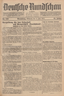 Deutsche Rundschau in Polen : früher Ostdeutsche Rundschau, Bromberger Tageblatt, Pommereller Tageblatt. Jg.61, Nr. 122 (2 Juni 1937) + dod.