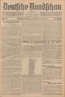 Deutsche Rundschau in Polen : früher Ostdeutsche Rundschau, Bromberger Tageblatt, Pommereller Tageblatt. Jg.61, Nr. 151 (7 Juli 1937) + dod.