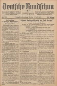 Deutsche Rundschau in Polen : früher Ostdeutsche Rundschau, Bromberger Tageblatt, Pommereller Tageblatt. Jg.61, Nr. 153 (9 Juli 1937) + dod.